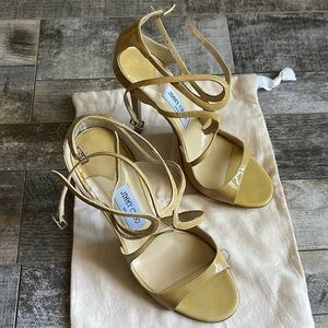 Jimmy Choo Lang Sandala Patent Leather size 41